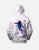 Astronaut In Space Front and Back Printed Hoodie